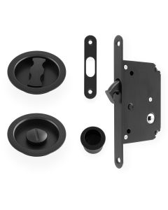 AW Matt Black Sliding Door Locking Kit | AW110RBL