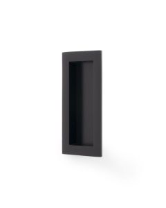 A&W Matt Black 100 x 45mm Rectangular Flush Pull  | AW911-100-BL