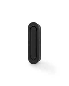 A&W Matt Black Radius Sliding Door Edge Flush Pull  | AW991BL