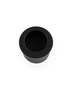 A&W Matt Black Round Sliding Door Finger Edge Pull  | AW992MB