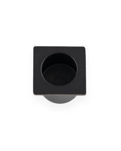 A&W Black Square Sliding Door Finger Edge Pull  | AW993BL