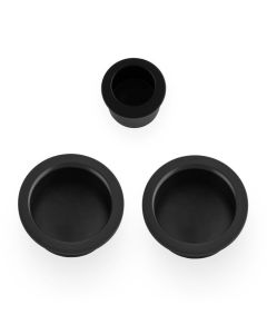 A&W Black Round Sliding Door Pull Kit  | AW994BL
