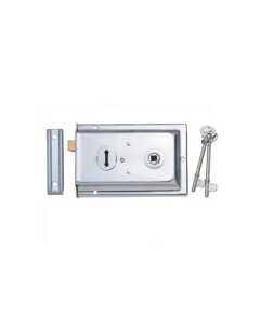Polished Chrome 152x102mm Contract Rim Lock