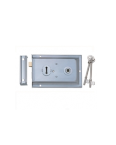 Satin Chrome 152x76mm Contract Rim Lock