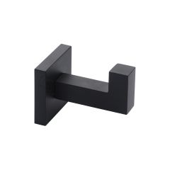 M Marcus Matt  Black Towel Robe Hook - Chelsea Range