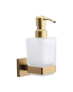 M Marcus Satin Brass Soap Dispenser - Chelsea Range