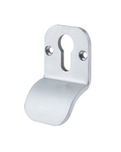 83 x 50mm SS316 Marine Grade Satin Stainless Steel Euro Face Fix Cylinder Pull | CPULLRDSS6FF