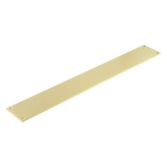 CRES Satin Brass Push Plate