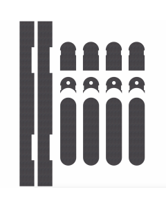 Intumescent Hinge Pads to suit Carlisle Brass 1131 Concealed Hinge | ES1131
