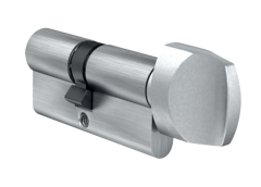 Evva 72mm A5 Nickel Plated Euro Cylinder & Turn 36/T36 | L6201