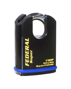 Federal 730P Sold Secure Silver CEN4 Protected Shoulder Padlock with keying options