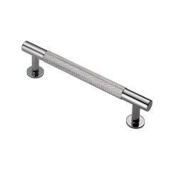 Polished Chrome 158mm Knurled Pull Handle | FTD700BCP