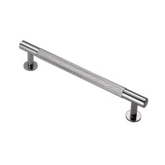 Polished Chrome 190mm Knurled Pull Handle | FTD700CCP