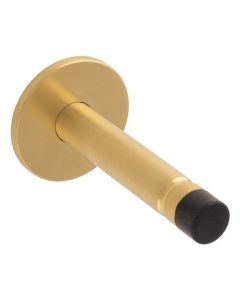 Satin Brass Hat & Coat Hook With Buffer | HCH1018SPVD