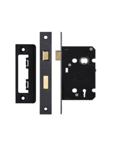 64mm Contract Powder Coated Black Sashlock | ZSC364PCB