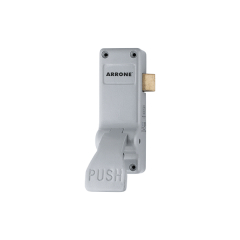 Hoppe Arrone Silver Single Push Pad | AR883SE