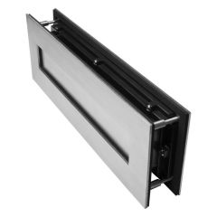 330 x 110mm Marine Grade 316 Satin Stainless Steel Letter Plate Kit | LP400-SSS