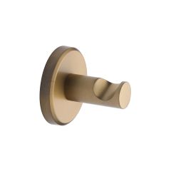M Marcus Satin Brass Towel Robe Hook - Oxford Range