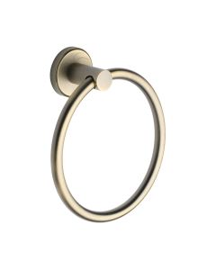 M Marcus Antique Bronze Towel Ring - Oxford Range