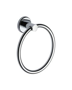 M Marcus Polished Chrome Towel Ring - Oxford Range