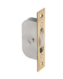 119x25mm Polished Brass Sash Window Axle Pulley AQ92PB