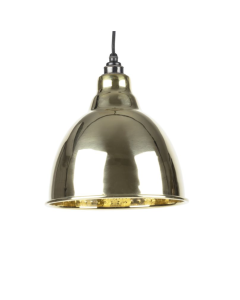 From the Anvil  Hammered Brass Brindley Pendant | 49517