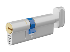 120mm 3* Star TS007 45(Ext)/75 KD Kitemarked Key and Turn Euro Dimple Cylinder | CV50047