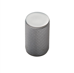 Polished Chrome 30mm Knurled Knob | FTD702CP