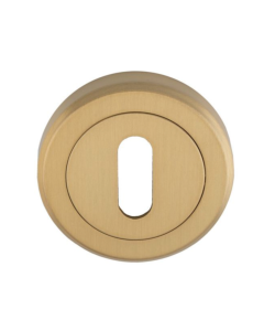 Carlisle Satin Brass 51mm Standard Profile Round Key Escutcheon | SZM003SB