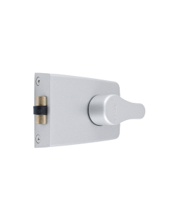 Satin Chrome Standard Deadlocking Rim Cylinder Roller Latch | AR850-SE-SC