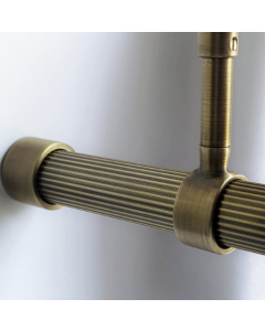 Venetian Brass Reeded Rail - REED1000VB