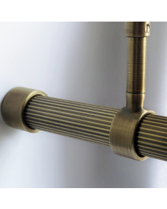 Venetian Brass Reeded Rail - REED1500VB