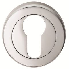 Carlisle Brass Satin Chrome 51mm Euro Profile Key Escutcheon | SZM001SC