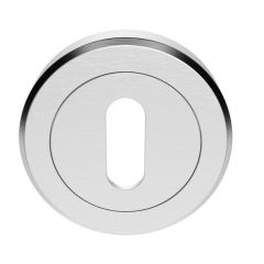 Carlisle Brass Satin Chrome 51mm Standard Profile Key Escutcheon | SZM003SC