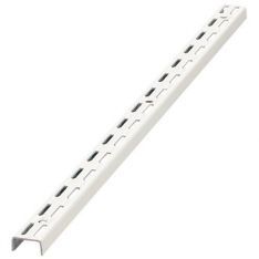 430mm White Twin Slot Uprights for use withTwin Slot Brackets