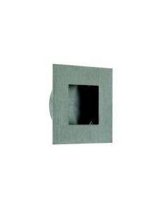 50x50mm Satin Stainless Steel Square Flush Pull | ZAS40CSS