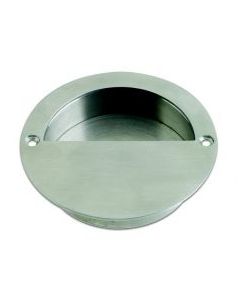 90mm Satin Stainless Steel Circular Flush Pull | ZAS41SS