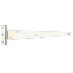 Pair 300mm Bright Zinc Plated Light Pattern Tee Hinge