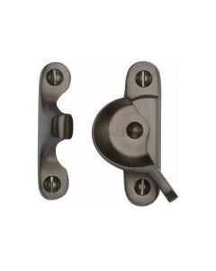 Heritage Brass Matt Bronze Fitch Pattern Sash Fastener