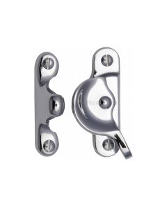 Heritage Brass Polished Chrome Fitch Pattern Sash Fastener