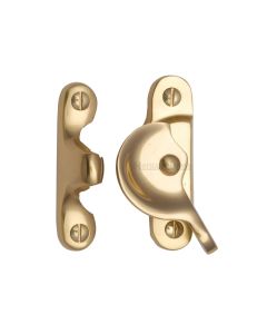 Heritage Brass Unlacquered Brass Fitch Pattern Sash Fastener