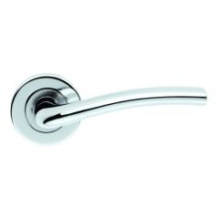 Set Polished Chrome Serozzetta Cuatro Lever on round rose | SZC040CP