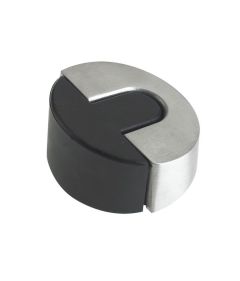 Satin Stainless Steel Sloped Floor Mounted Door Stop | ZAS87SS