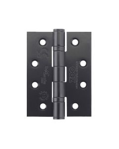 Pair Matt Black 102mm 4" Grade 13 Ball Race Hinge | ZHSS243-MB
