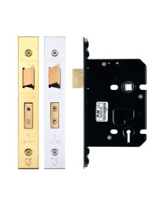 76mm PVD Brass UK 3 lever Mortice Sashlocks | ZUKS376PVD