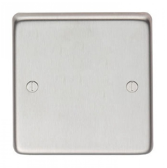 From the Anvil Satin Stainless Steel Single Blank Plate | 34233/1