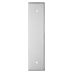 Carlisle Brass Polished Chrome 128mm c/c Rectangular Cabinet Knob Backplate | BP168CP