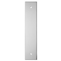 Carlisle Brass Polished Nickel 160mm c/c Rectangular Cabinet Knob Backplate | BP200PN