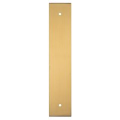 Carlisle Brass Satin Brass 160mm c/c Rectangular Cabinet Knob Backplate | BP200SB