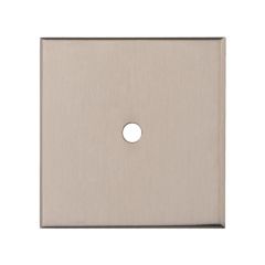 Carlisle Brass Satin Nickel 40mm Square Cabinet Knob Backplate | BP40SN